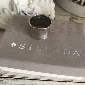 Silpada wide cuff ring